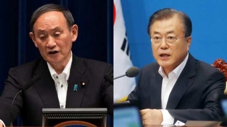 Japan's Suga, S Korea's Moon to hold first summit meeting on Friday: Report Japan's Suga, S Korea's Moon to hold first summit meeting on Friday: Report