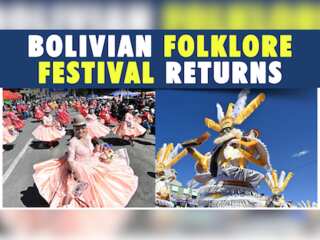 Face masks and folklore in Bolivia as dance parade returns after COVID-19 cancellation