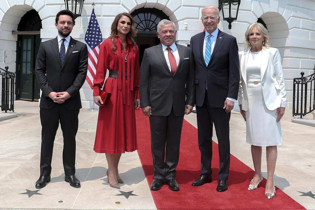 US President Biden welcomes Jordan's King Abdullah II to White House
