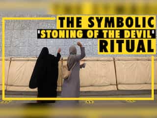 Hajj pilgrims take part in first of three-day 'stoning of the devil' ritual