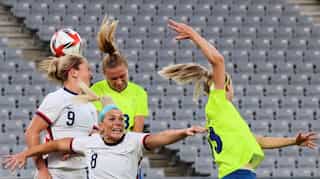 USA women thumped while Dutch score 10 in Olympic football