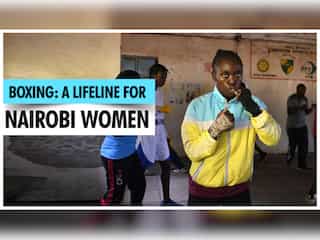 Boxing proves a lifeline for women from Nairobi slums