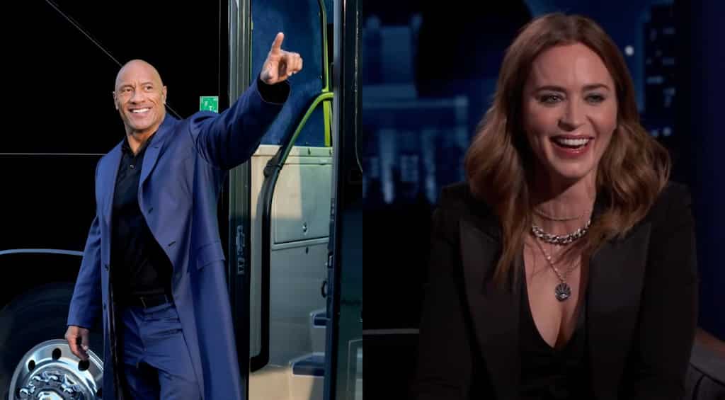 Who would ghost Dwayne Johnson? Turns out, Emily Blunt did