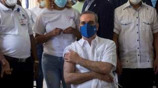 Dominican Republic president gets third jab of Covid vaccine, urges people to follow suit