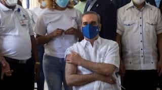 Dominican Republic president gets third jab of Covid vaccine, urges people to follow suit