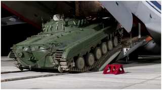 Russia deploys military machinery near Afghanistan border