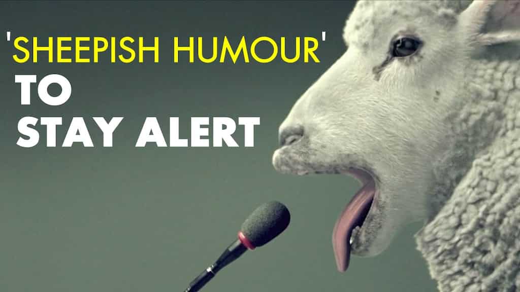Swiss town uses sheepish humour to get people to stay alert to warning sirens