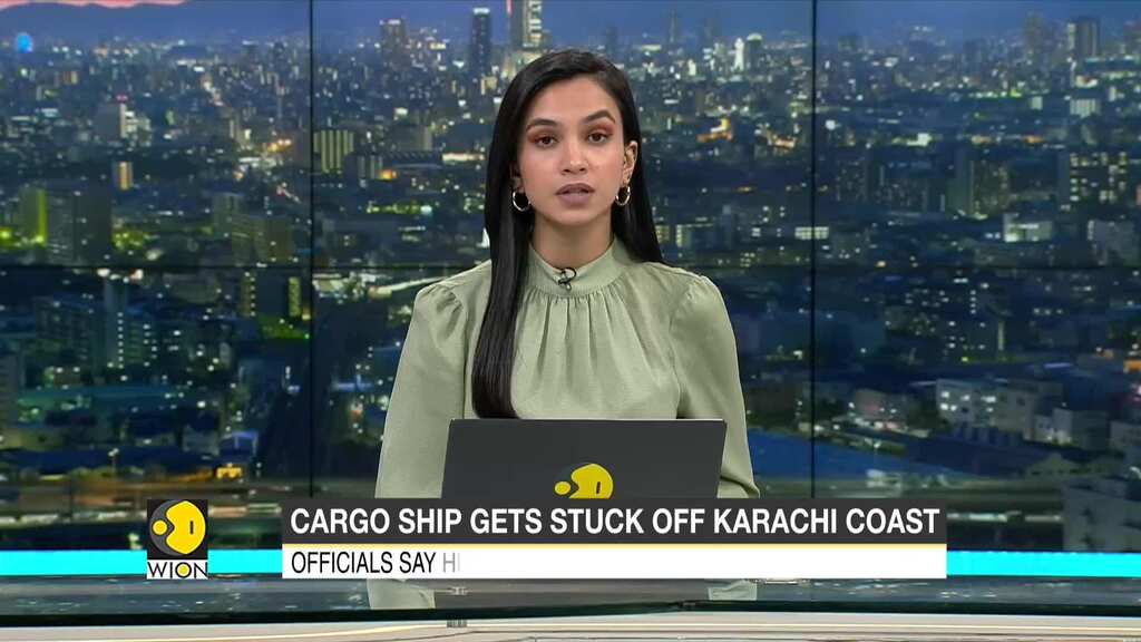 Cargo ship 'Heng Tong 77' stuck off Karachi coast due to an engine failure