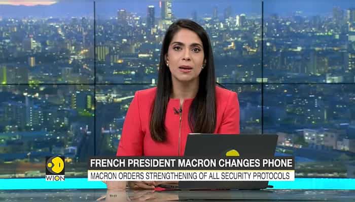 France's Macron changes phone in light of Pegasus case