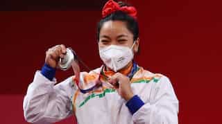Tokyo Olympics: Silver medalist Mirabai Chanu gets a grand reception on arrival in India