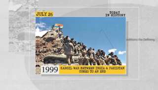 July 26 in history: Kargil war between India & Pakistan comes to an end and more