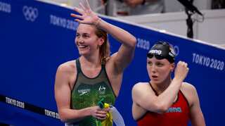 Tokyo Olympics: Australia's Ariarne Titmus upsets Katie Ledecky to win Olympic 400m freestyle gold