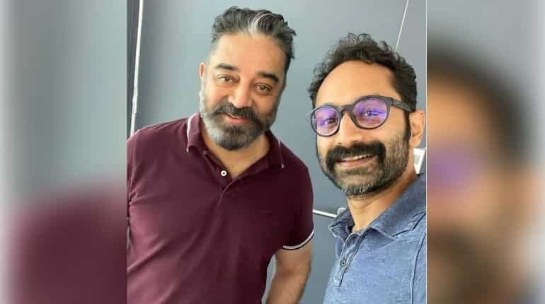 When Kamal Haasan and Fahadh Faasil watched 'Malik' together When Kamal Haasan and Fahadh Faasil watched 'Malik' together