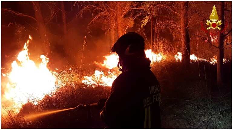 As north cleans up after floods, southern Europe battles wildfires
