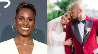 Issa Rae marries long time beau Louis Diame, shares breathtaking photos of wedding