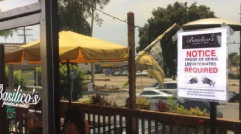 After anti-mask policy, California restaurant decides to serve only unvaccinated people After anti-mask policy, California restaurant decides to serve only unvaccinated people