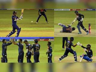 In Pics: Covid-hit Team India battles as Lankan Lions win T20I encounter