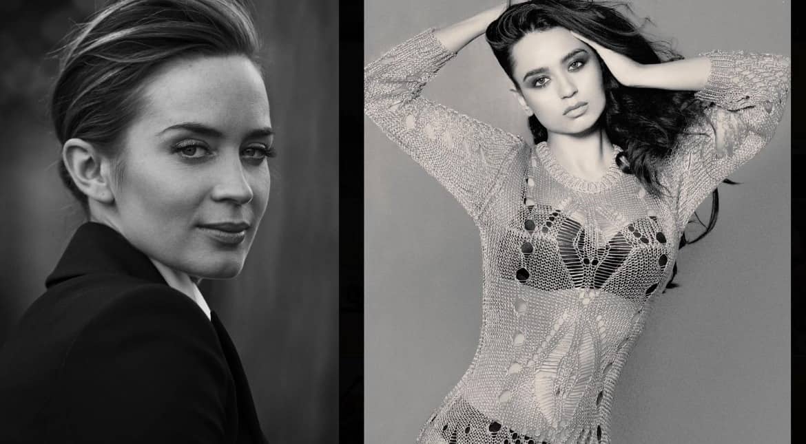 EMILY BLUNT AND SOUNDARYA SHARMA