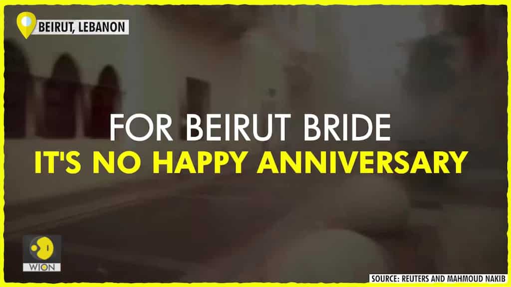 No happy anniversary for bride caught up in Beirut blast