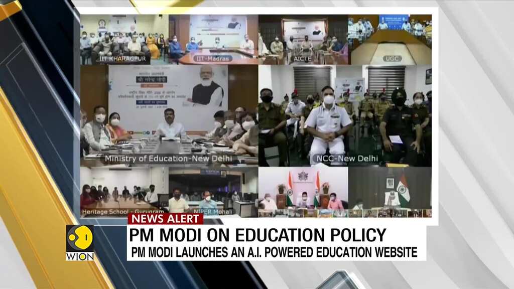PM Modi addresses nation to mark first anniversary of National Education Policy (NEP), 2020