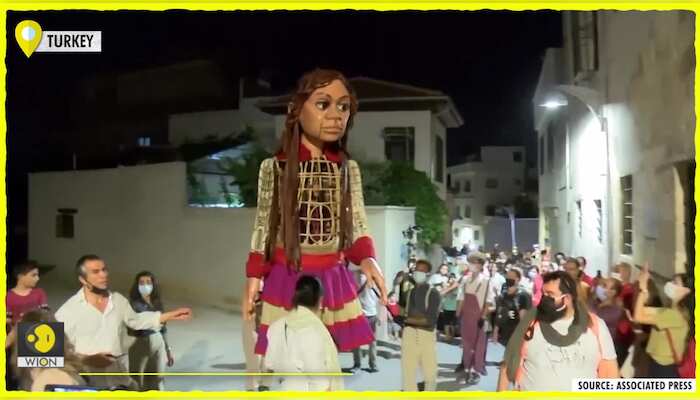 Puppet of young Syrian refugee embarks on 5,000-mile journey