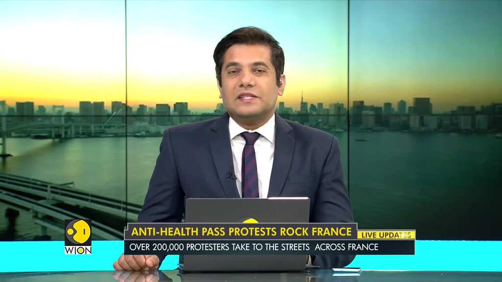 Anti-Health Pass Protest: France battles fourth wave of COVID-19