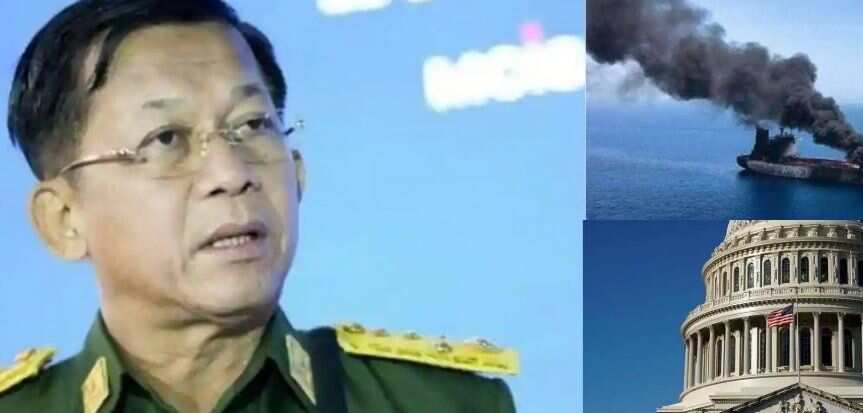 Morning news brief: Myanmar ruler pledges elections, US military aids Israel tanker, and more
