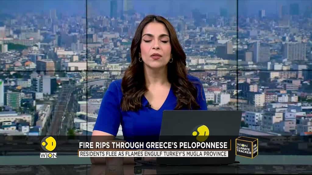 Wildfires rage across Greece, Turkey, Italy