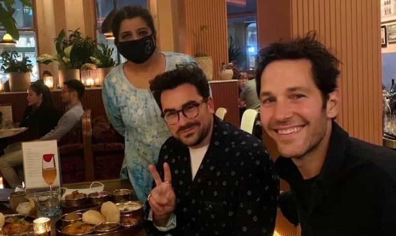 Desi fans go crazy after Paul Rudd, Dan Levy are spotted eating Indian food together Desi fans go crazy after Paul Rudd, Dan Levy are spotted eating Indian food together