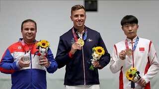 Olympics shooting: Jean Quiquampoix of France wins 25m rapid fire pistol gold