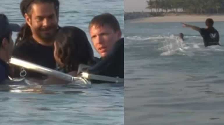 Watch: How Dubai's Crown Prince Sheikh Hamdan rescued his friend after he crash lands in water