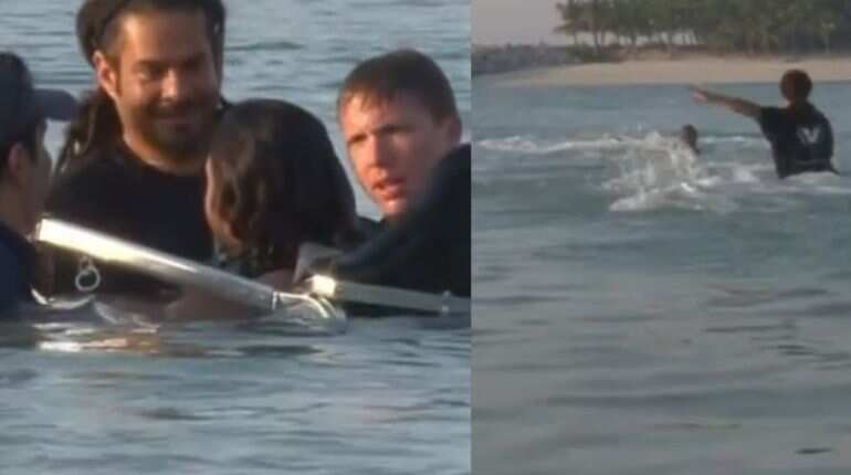 Watch: How Dubai's Crown Prince Sheikh Hamdan rescued his friend after he crash lands in water