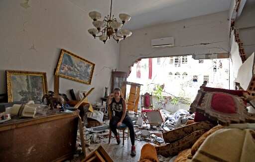 Rubble all around