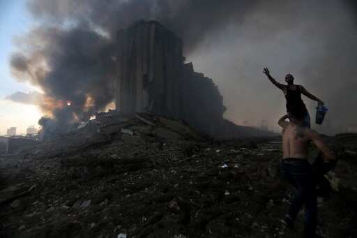 Scene of explosion