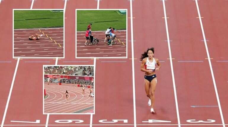 Tokyo Olympics: Injured British athlete refuses wheelchair, gets up and finishes the race - WATCH