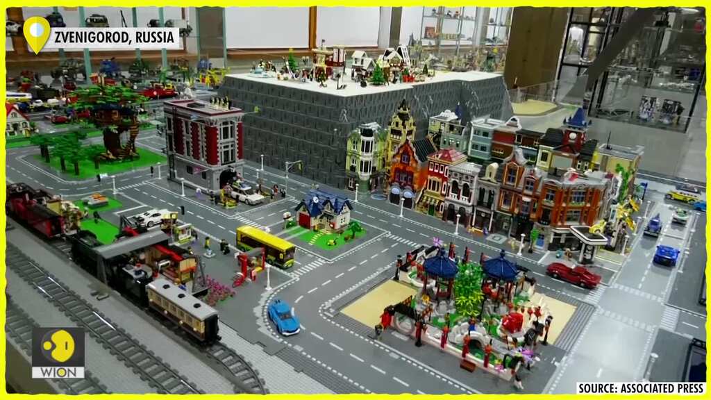 Vast Lego city built on outskirts of Moscow