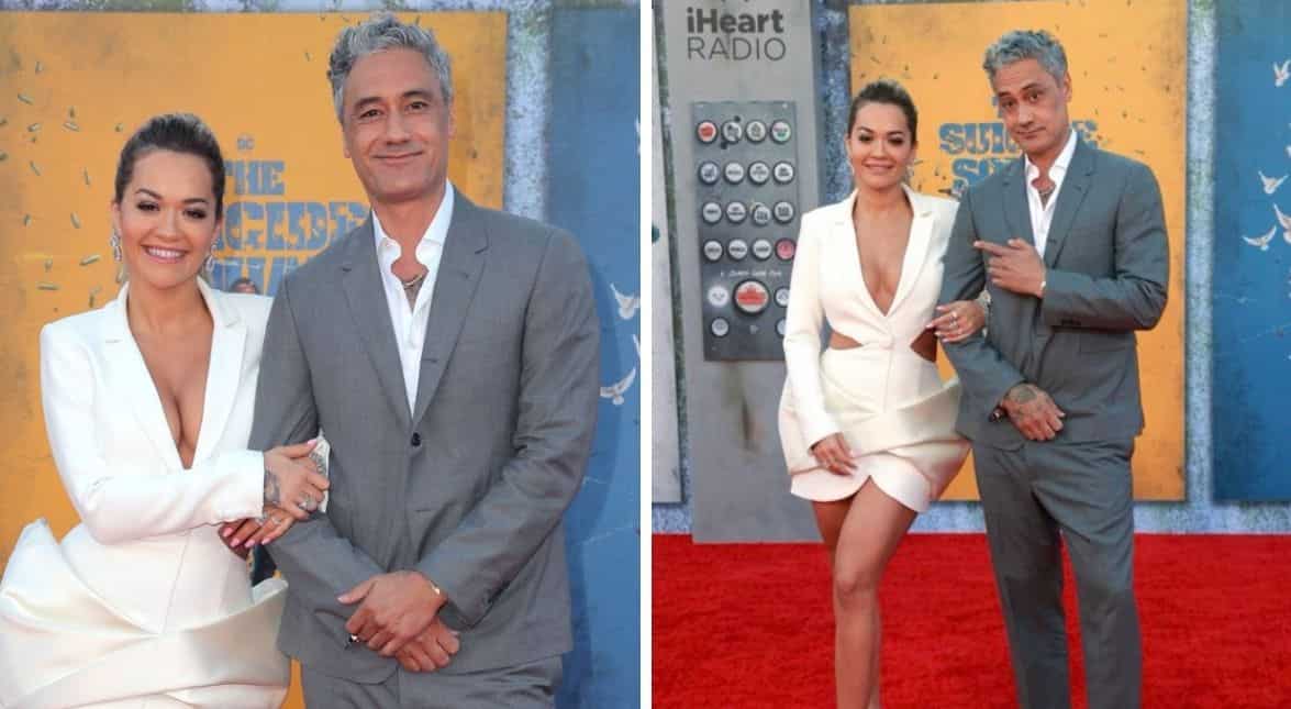 Rita Ora and Taika Waititi make their relationship official at the premiere of 'Suicide Squad 2'