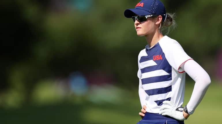Tokyo Olympics: Golf - Nelly Korda fires up with hot 62 to take four-shot lead Tokyo Olympics: Golf - Nelly Korda fires up with hot 62 to take four-shot lead