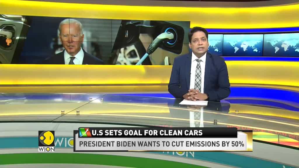 US President Joe Biden sets goal for clean cars, mandates to cut climate-warming emissions