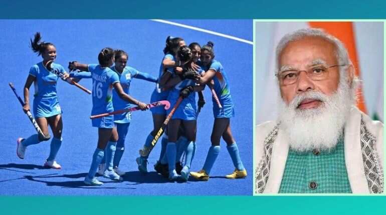 'India is proud': PM Modi praises women's hockey team for 'outstanding' run at Tokyo Olympics
