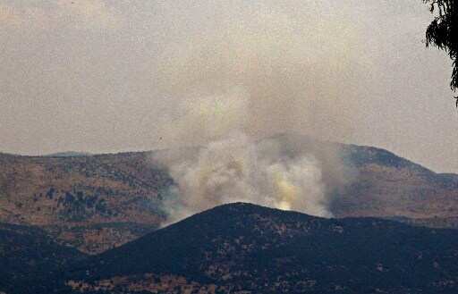 Smoke at Kfar Shouba