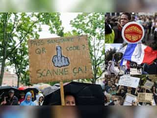 As France prepares to impose Covid health pass, new protests erupt
