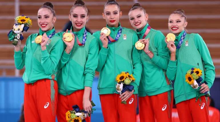 Tokyo Olympics: Rhythmic Gymnastics - Bulgaria win group gold to end Russian streak Tokyo Olympics: Rhythmic Gymnastics - Bulgaria win group gold to end Russian streak