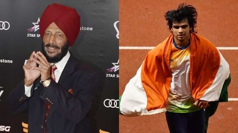 Tokyo Olympics - 'Eternally grateful': Neeraj Chopra fulfills 'Flying Sikh' Milkha Singh's dying wish Tokyo Olympics - 'Eternally grateful': Neeraj Chopra fulfills 'Flying Sikh' Milkha Singh's dying wish