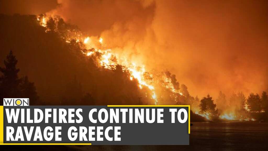 Wildfires continue to ravage Greece