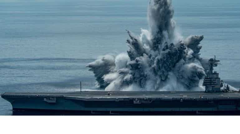 Watch: US Navy's aircraft carrier USS Gerald R. Ford completes final shock trials