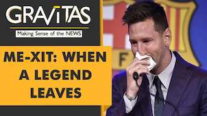 Gravitas: Messi bids a tearful goodbye to Barcelona