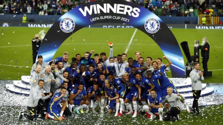 Football: Goalkeeper Arrizabalaga Kepa the hero as Chelsea win Super Cup 6-5 on penalties