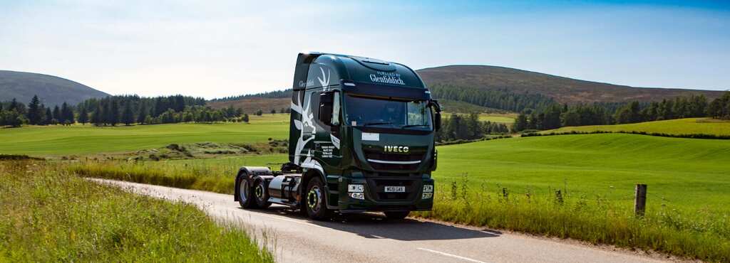 Whisky waste turned into biogas helps power Scottish trucks
