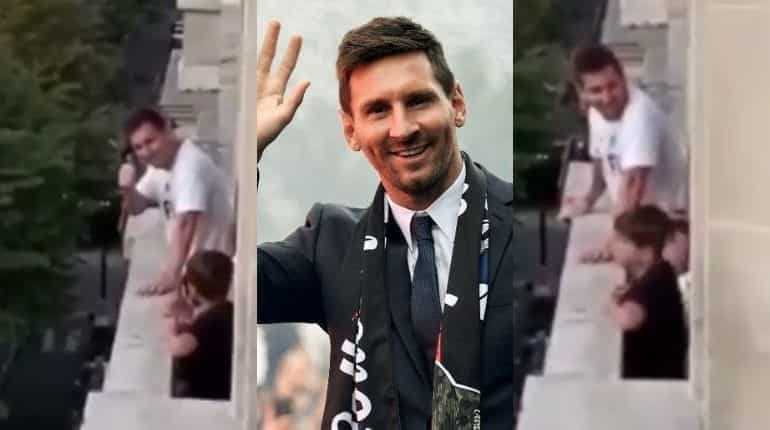 Watch: 'I dont want anything more': Indian fan screams after Messi waves at him from Paris balcony, video goes viral Watch: 'I dont want anything more': Indian fan screams after Messi waves at him from Paris balcony, video goes viral